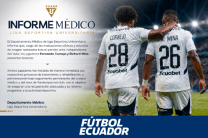 Lesiones golpean a Liga de Quito tras duelo ante Independiente del Valle
