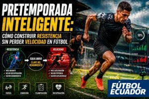 Pretemporada inteligente: cómo construir resistencia sin perder velocidad en fútbol