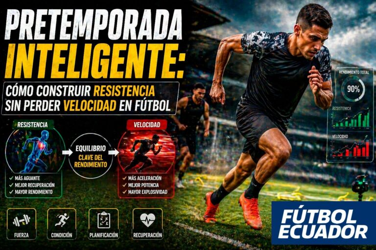 Pretemporada inteligente: cómo construir resistencia sin perder velocidad en fútbol