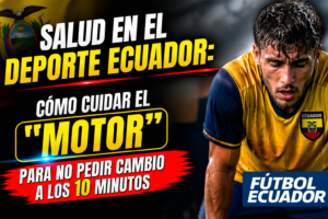 Salud en el deporte Ecuador: Cómo cuidar el «motor» para no pedir cambio a los 10 minutos
