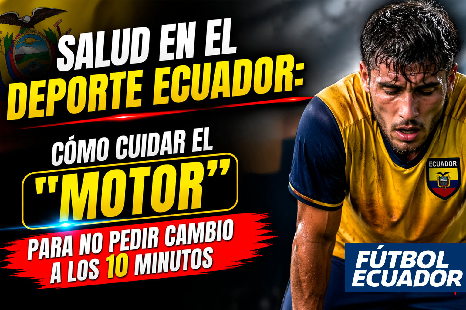 Salud en el deporte Ecuador: Cómo cuidar el "motor" para no pedir cambio a los 10 minutos
