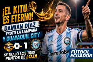¡El Kitu es eterno! Damián Díaz frotó la lámpara y Guayaquil City se trajo los tres puntos de Loja