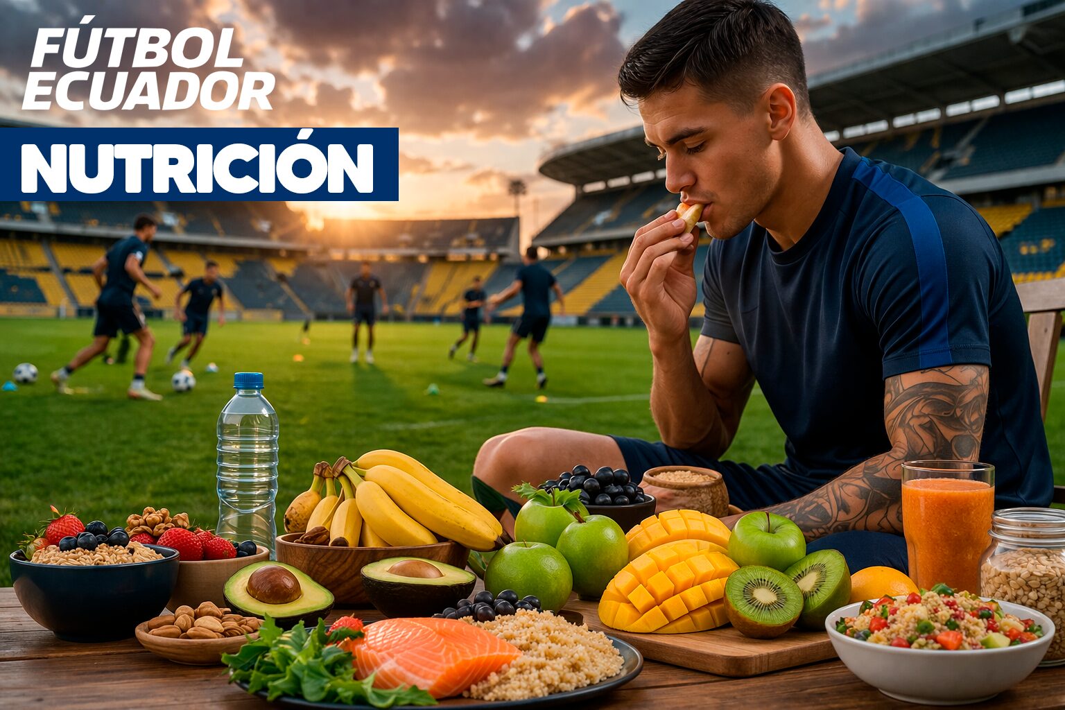 nutricion dutbol ecuador pro mundial alimentación saludable para cada partido